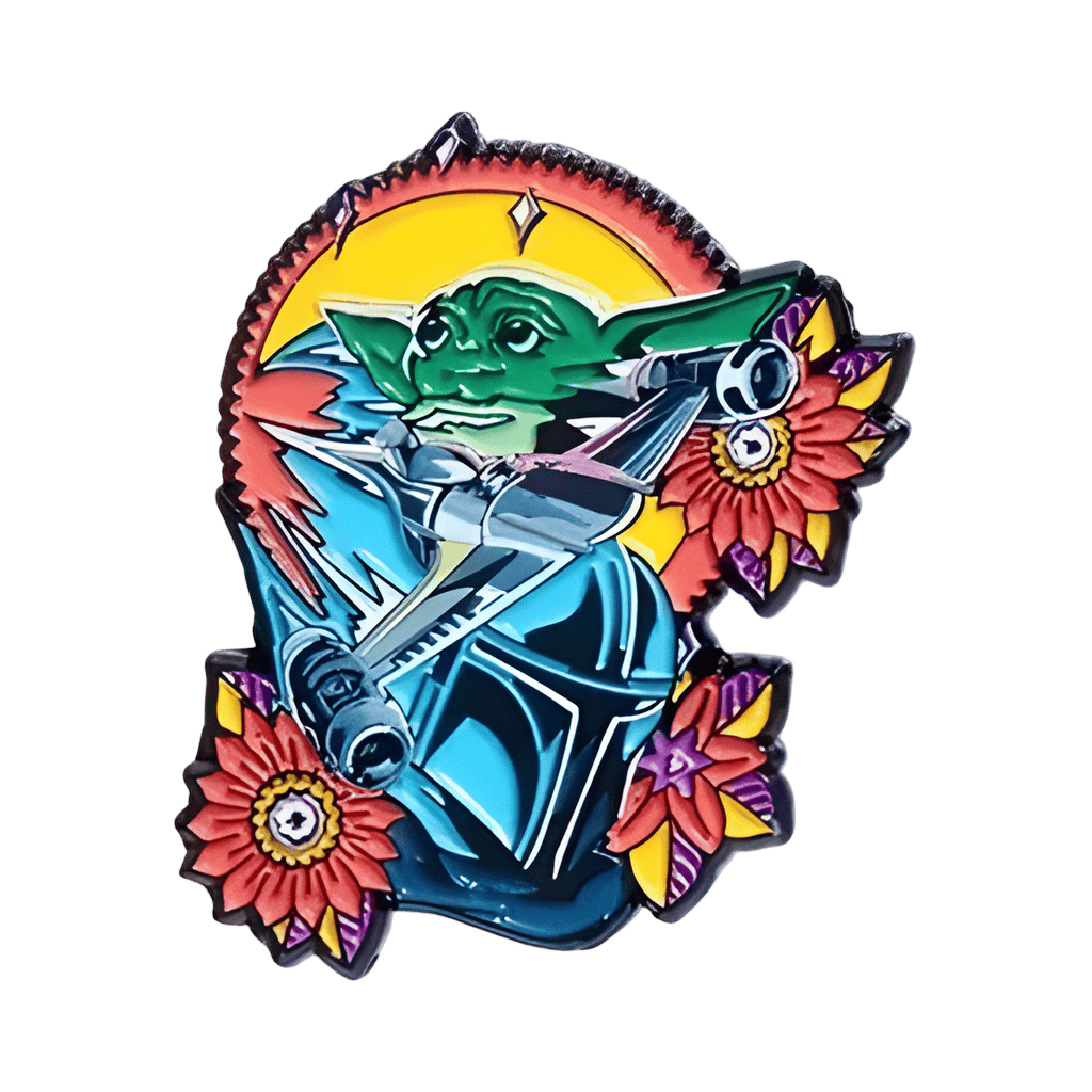 Mando and Grogu Disney pin