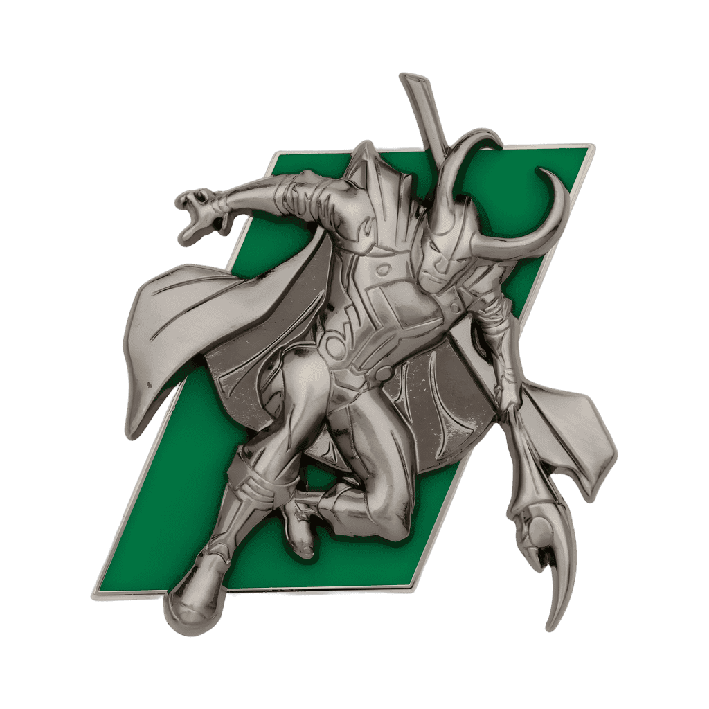 Sculpted Loki Disney pin