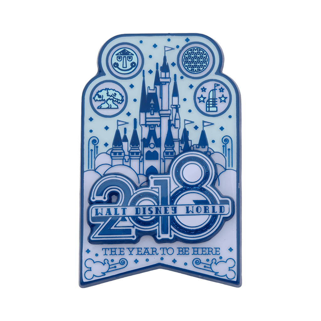 Cinderella Castle Logo - The Year to Be Here Disney pin