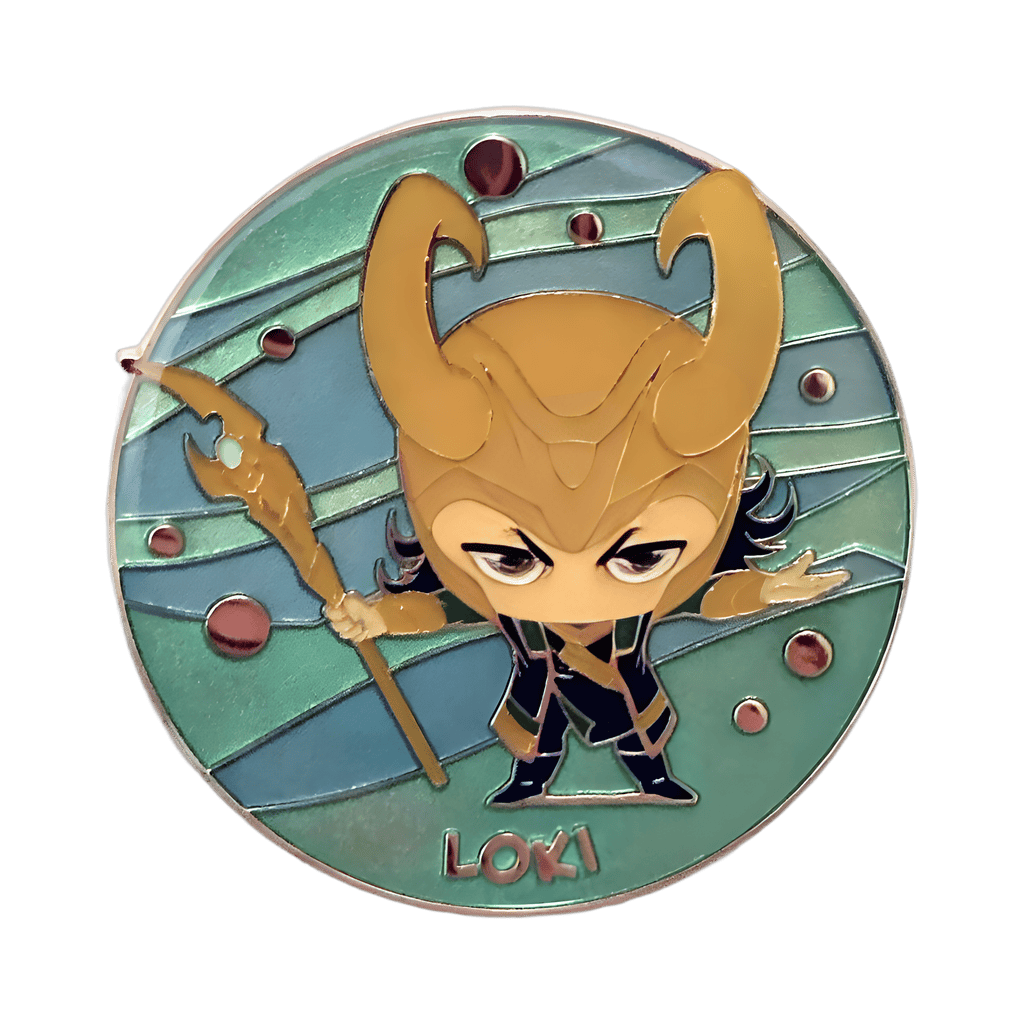 Loki - Round Cutie Style Disney pin