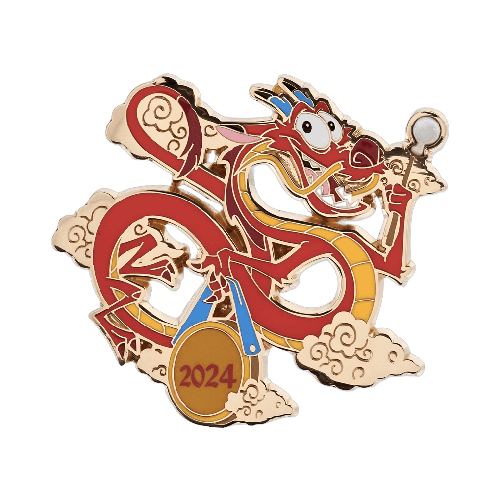 2024 - Mushu with Gong Disney pin
