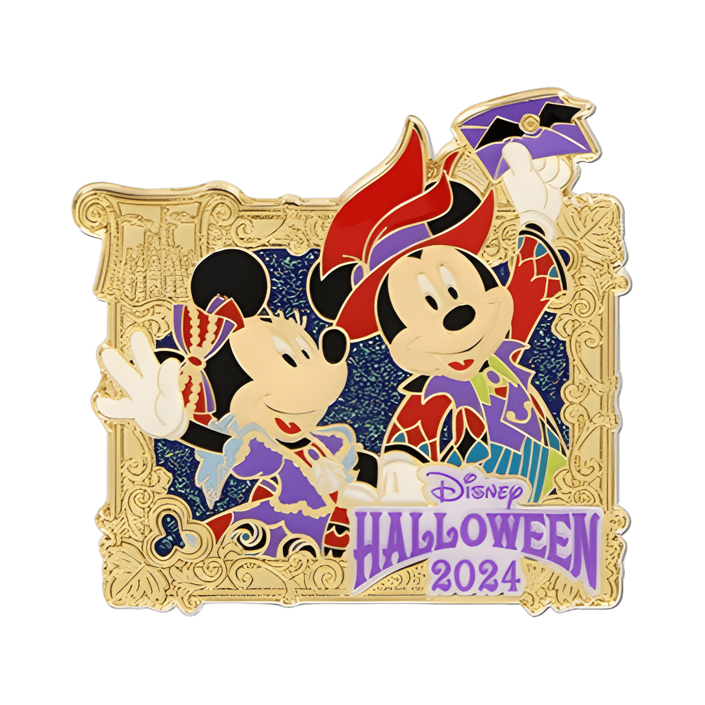 The Villains' Halloween "Into the Frenzy" Parade Gold Frame Disney pin