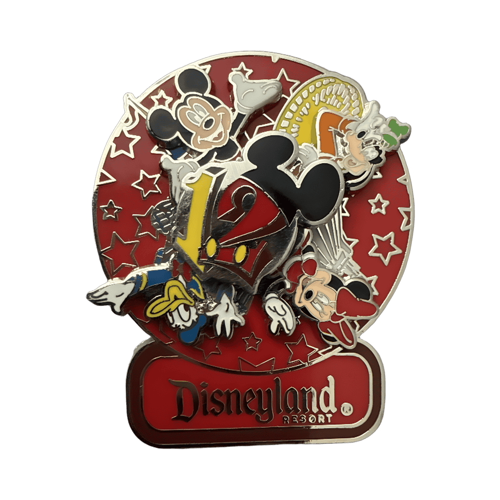 Mickey, Donald, Minnie and Goofy Disney pin