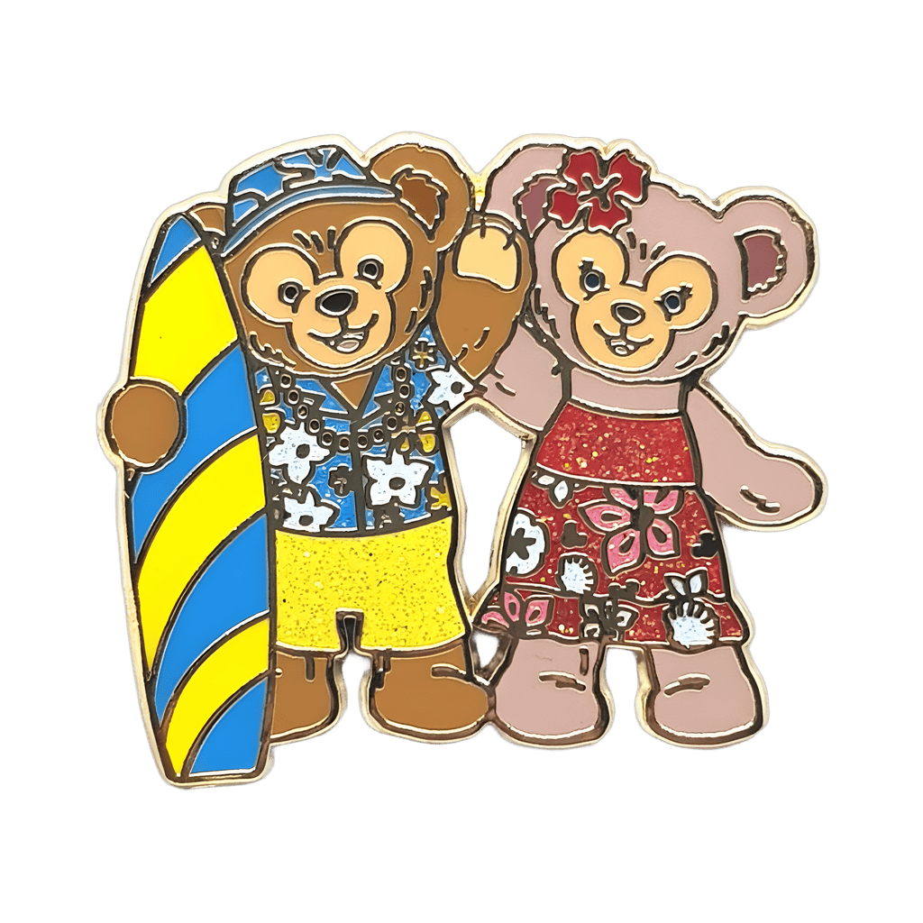 Duffy and Shellie May in Hawaii Disney pin