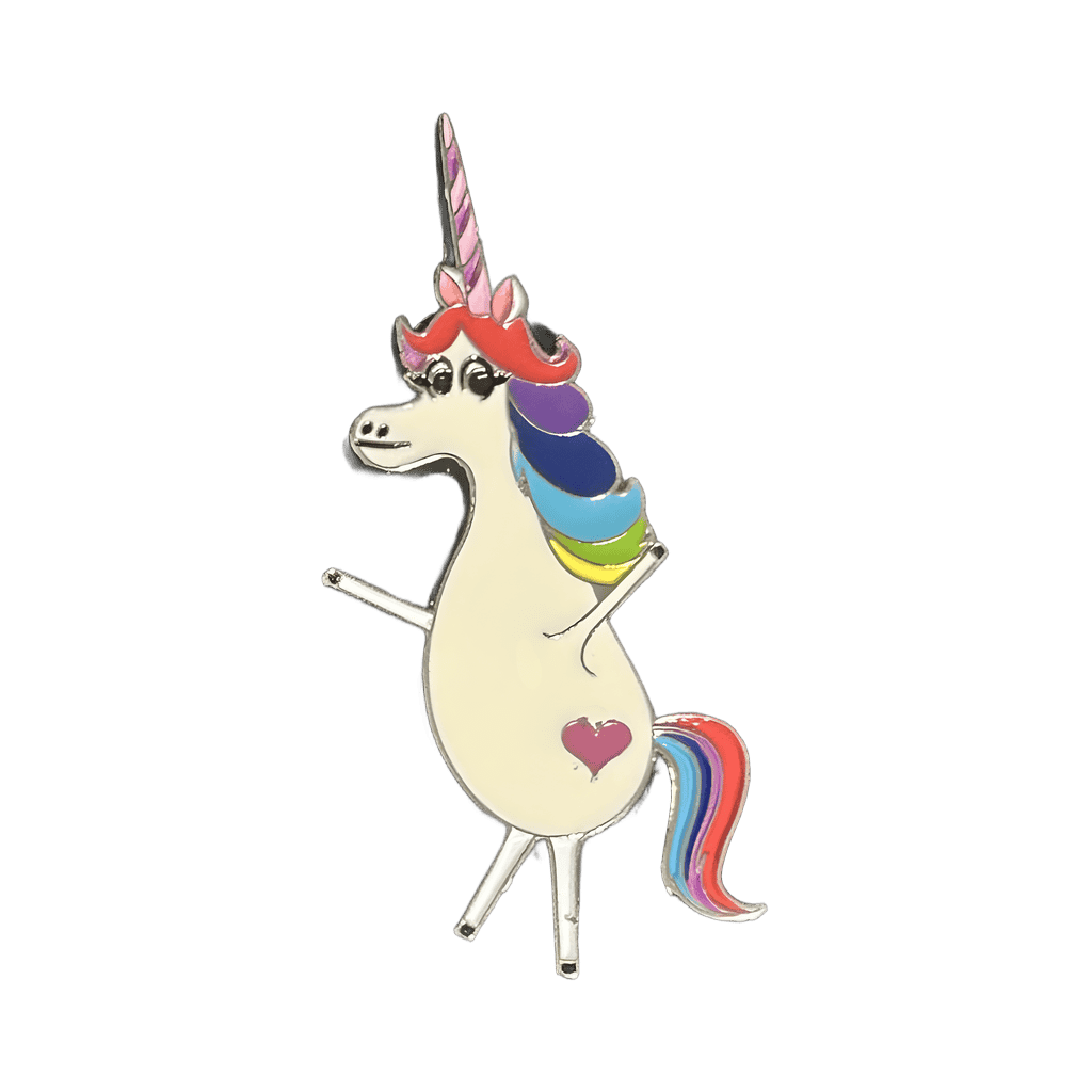 Rainbow Unicorn (inside out) Disney pin