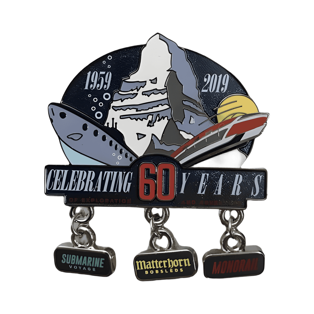 Matterhorn, Monorail & Submarine Voyage Disney pin