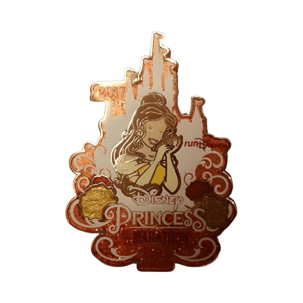 Princess Belle - 1/2 Marathon Disney pin