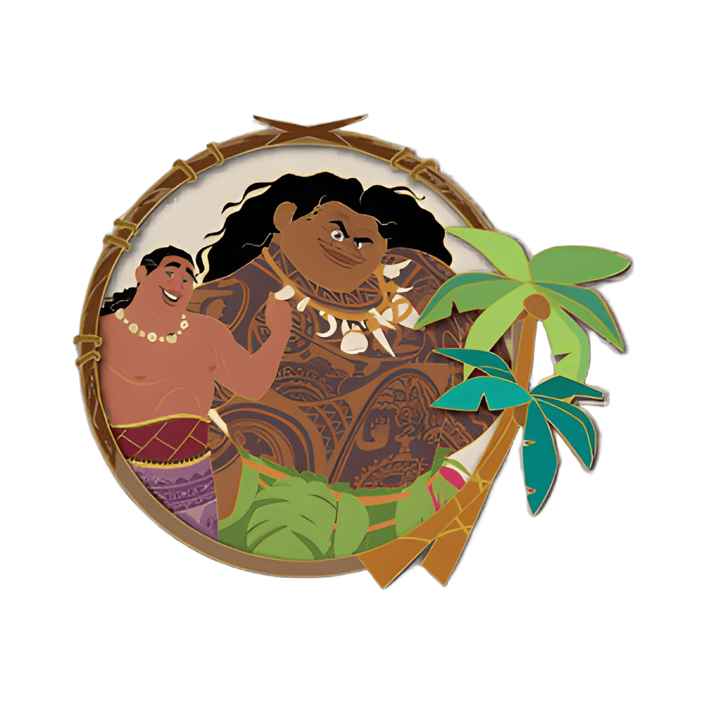 Moni and Maui Disney pin