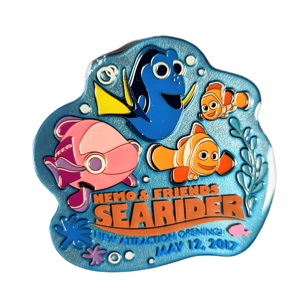 Nemo & Friends Searider, New Attraction Opening May 12, 2017 Disney pin