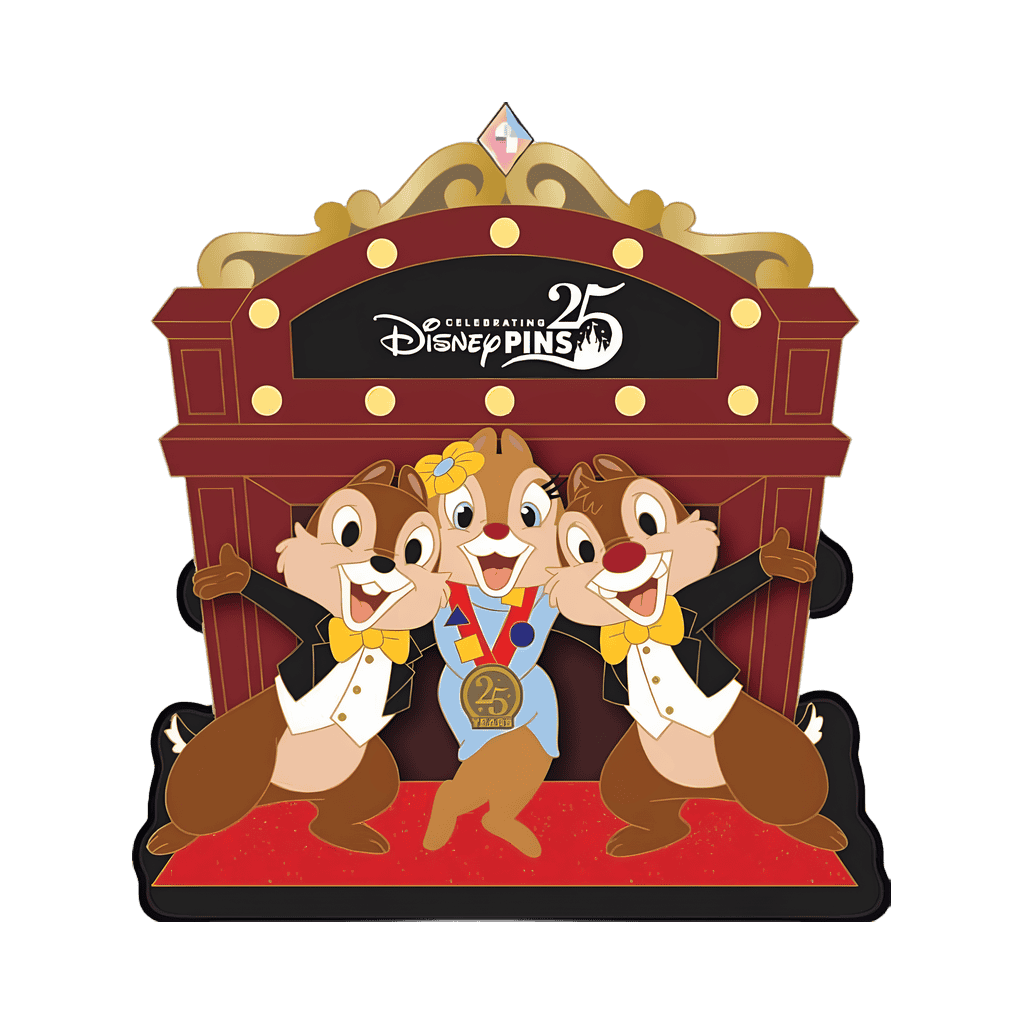 Chip, Dale, and Clarice Disney pin