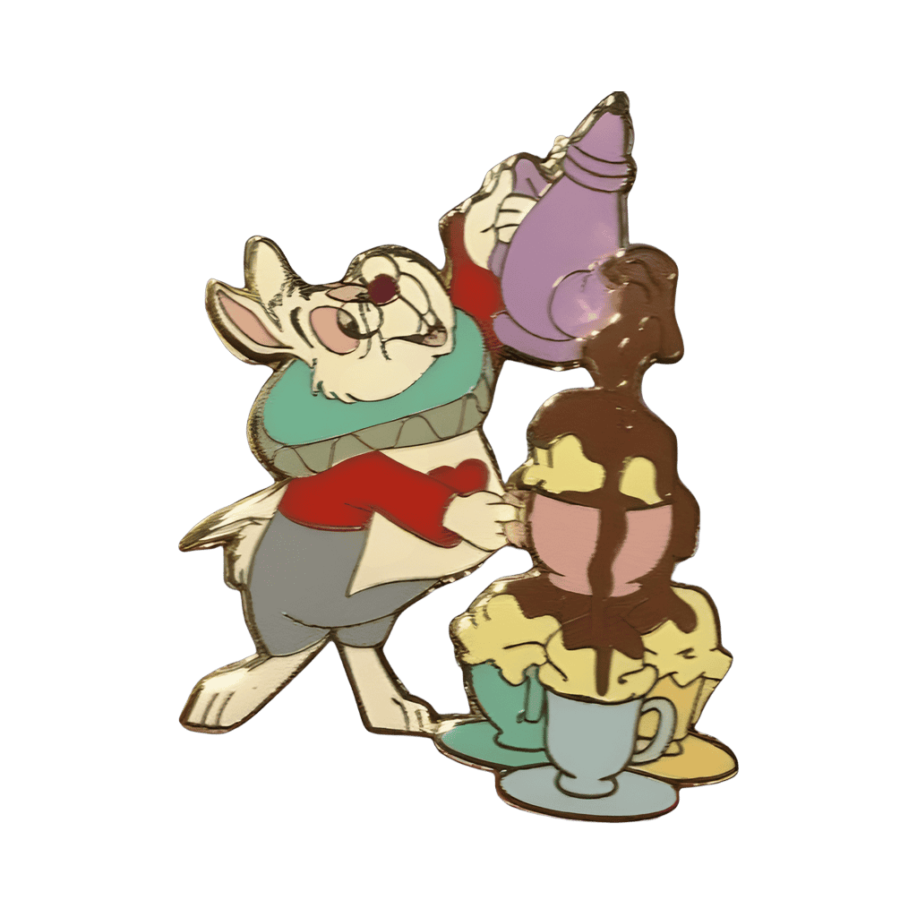 White Rabbit Disney pin