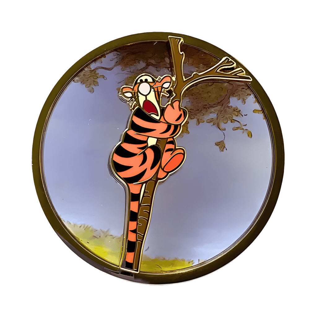 Tigger climbing a tree Disney pin