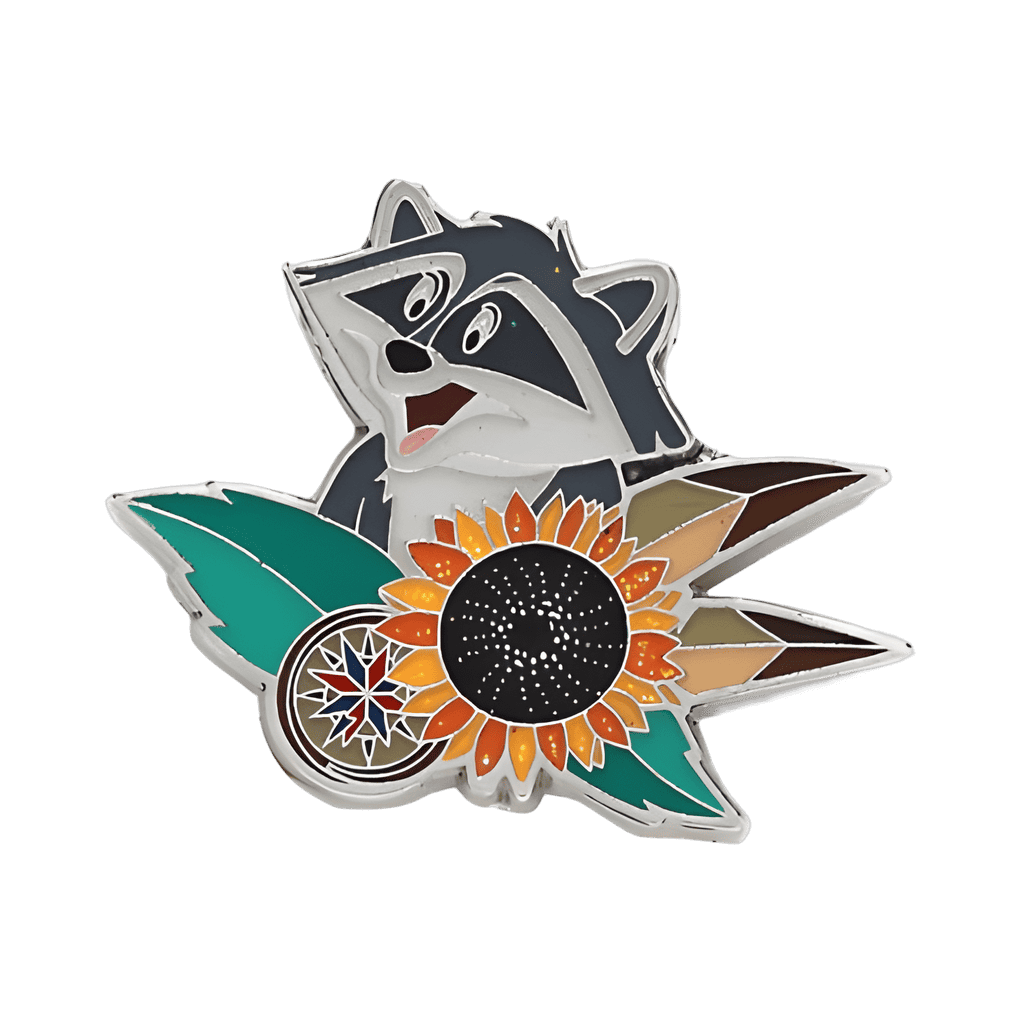 Meeko with Flower Disney pin