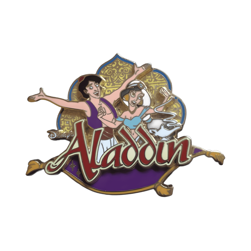Aladdin and Jasmine on Magic Carpet Disney pin