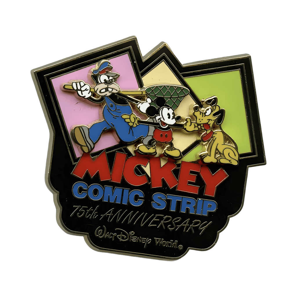 WDW Mickey Comic Strip - Mickey, Pluto and Pete Disney pin