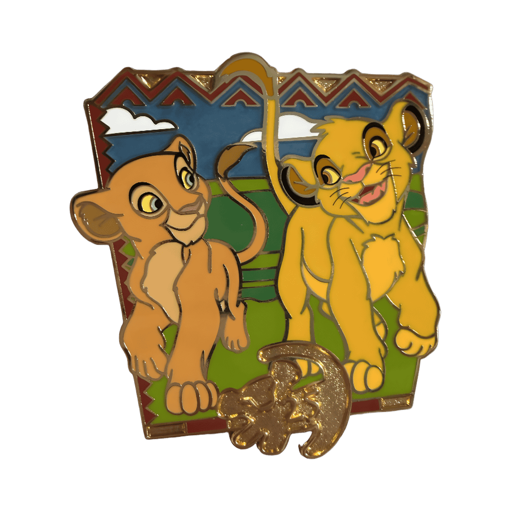 Simba and Nala Disney pin