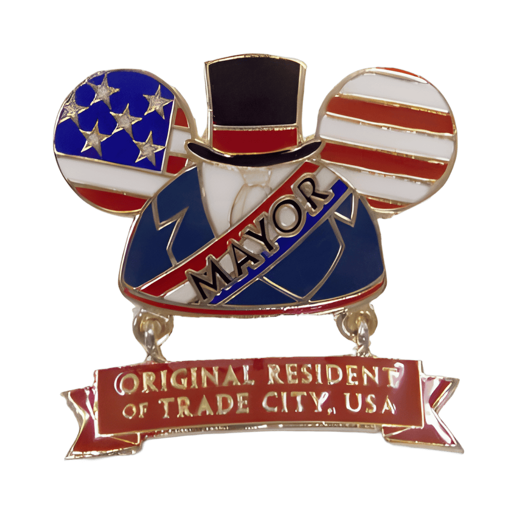Original Resident of Trade City, USA Mayor Hat Disney pin
