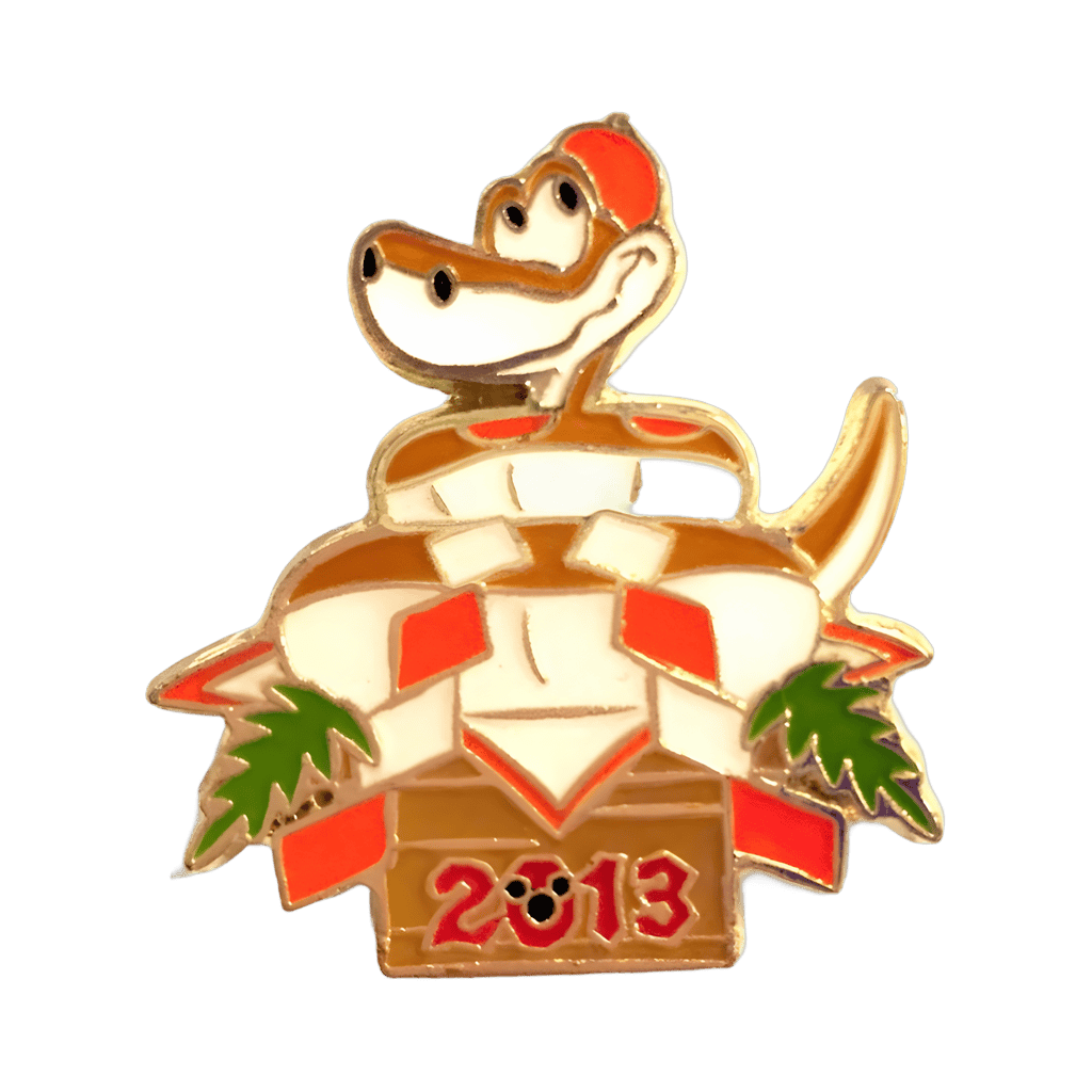 Happy New Year 2013 - Kaa Disney pin
