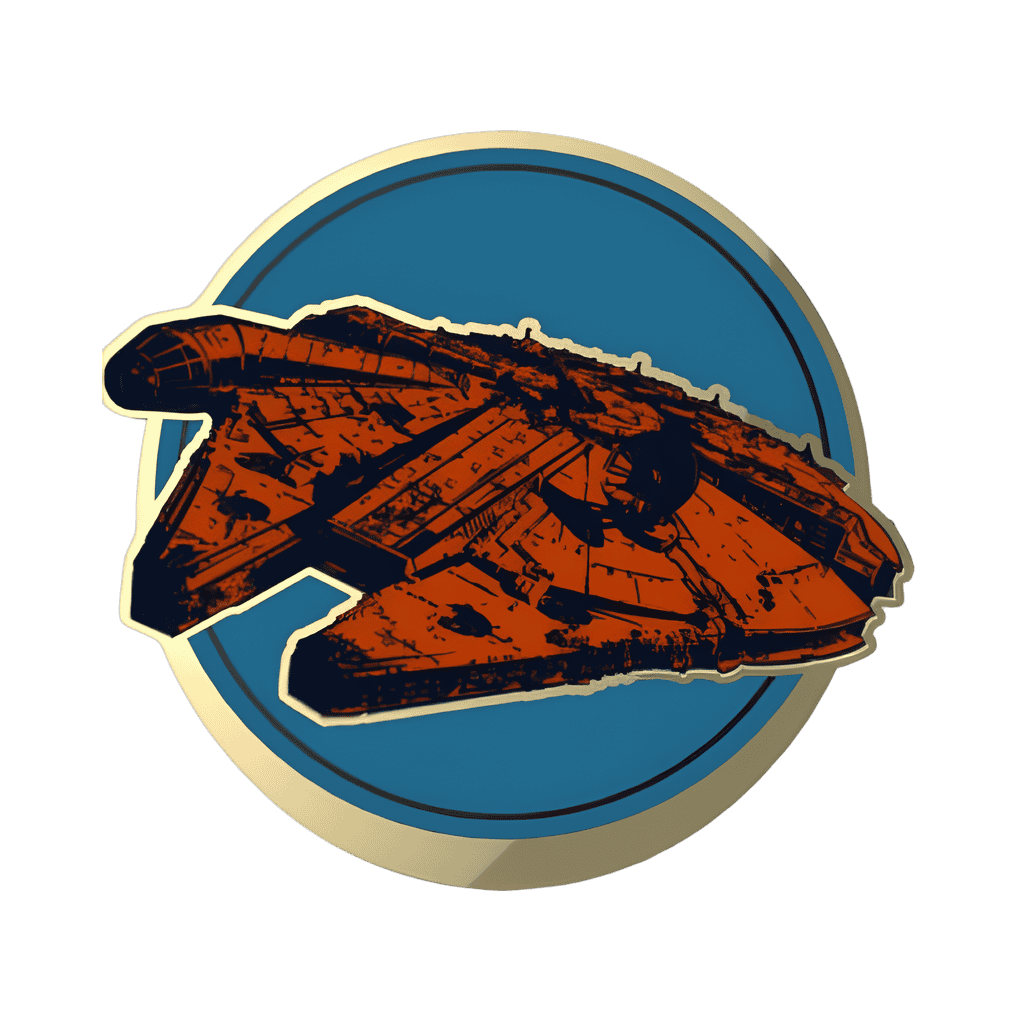 Millennium Falcon Disney pin