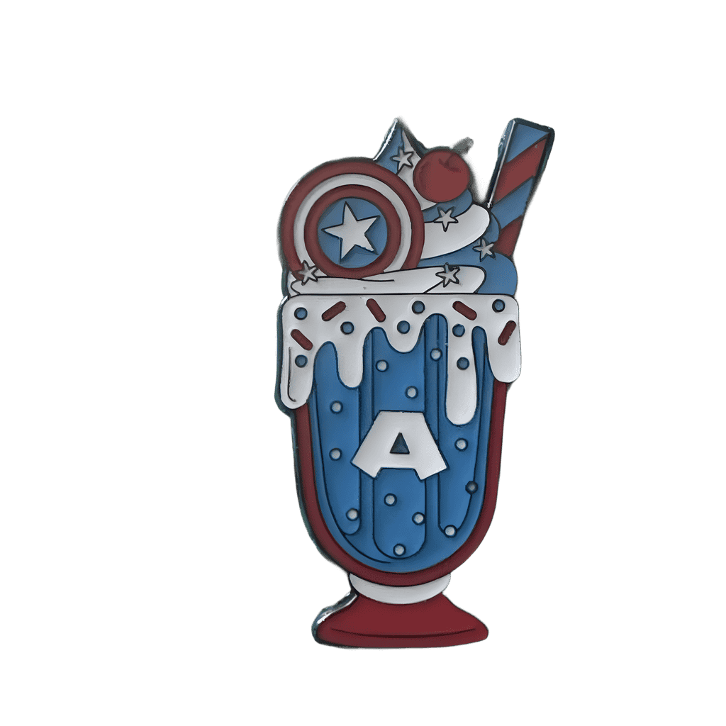 Captain America Milkshake Disney pin