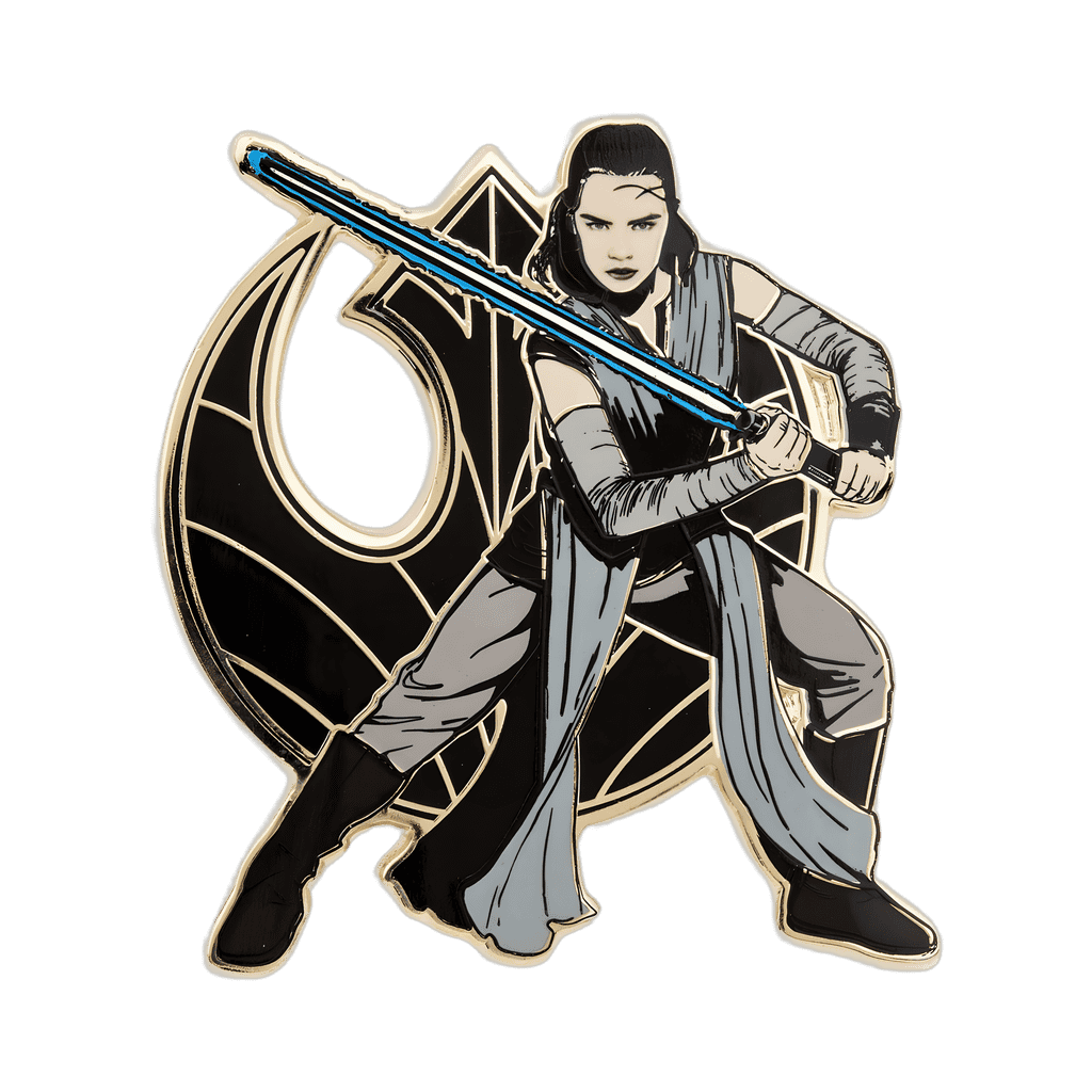 Rey Pin and Lithograph Disney pin