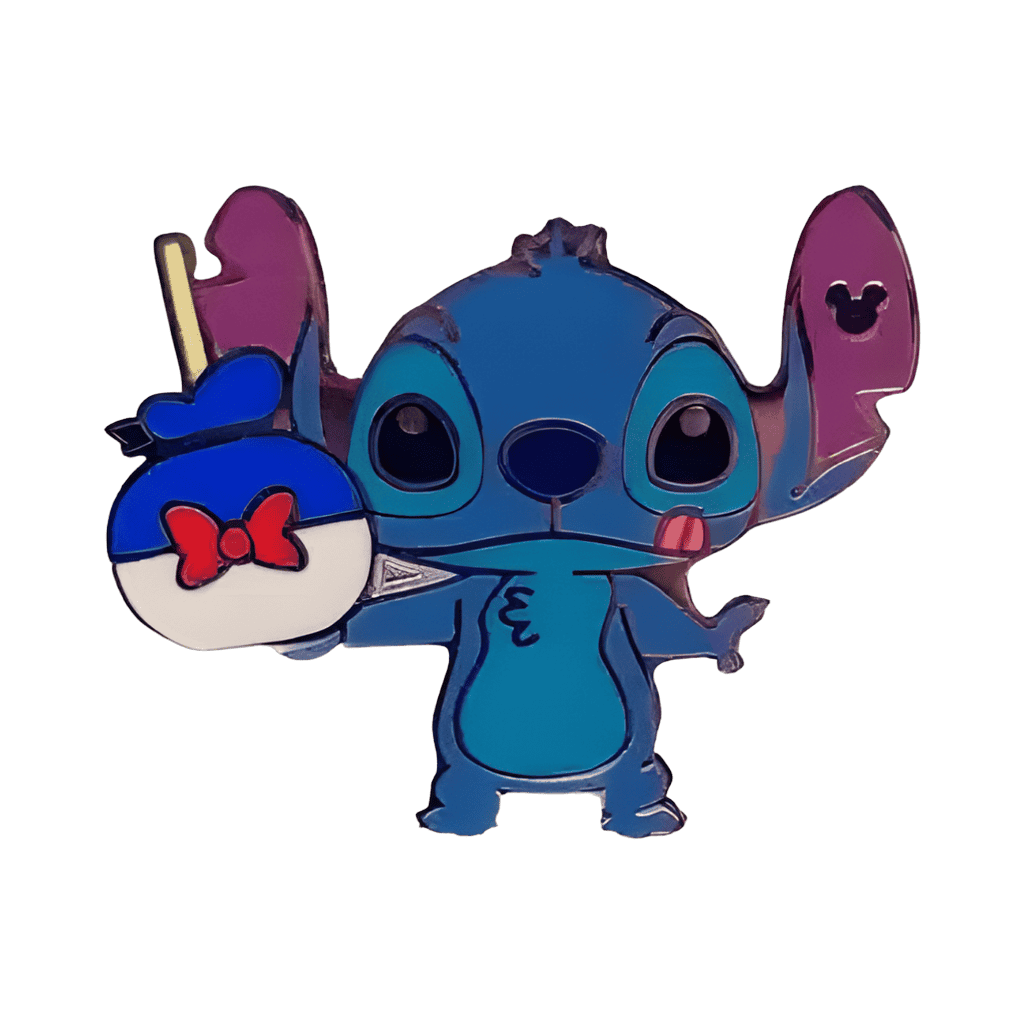 Stitch with Donald Apple Disney pin