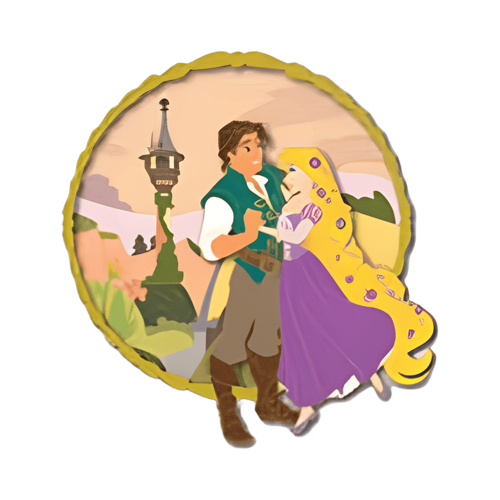 Rapunzel & Flynn Rider Disney pin