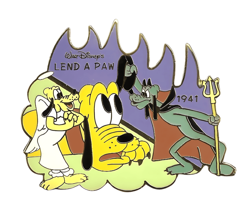 Lend A Paw 1941 - Pluto Disney pin