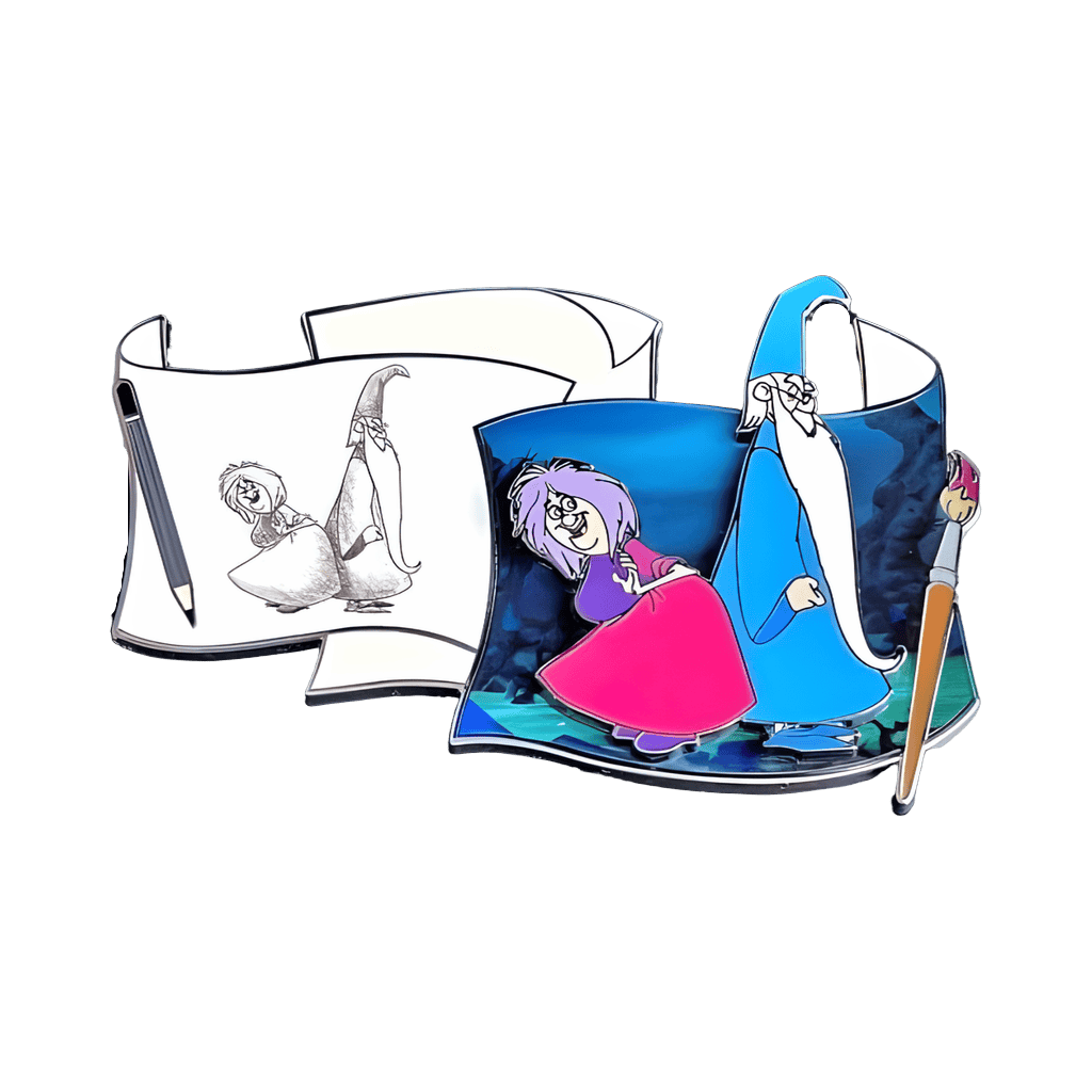 Madam Mim and Merlin Disney pin