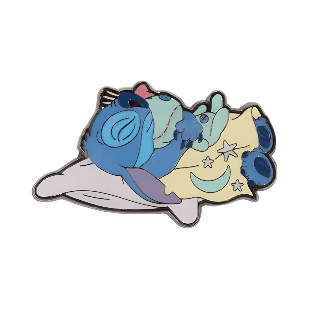 Stitch Hugging Scrump Disney pin