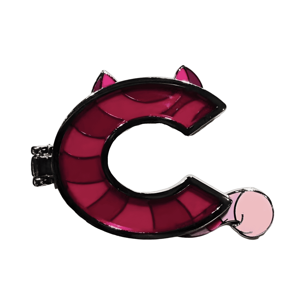 Cheshire "C" Disney pin