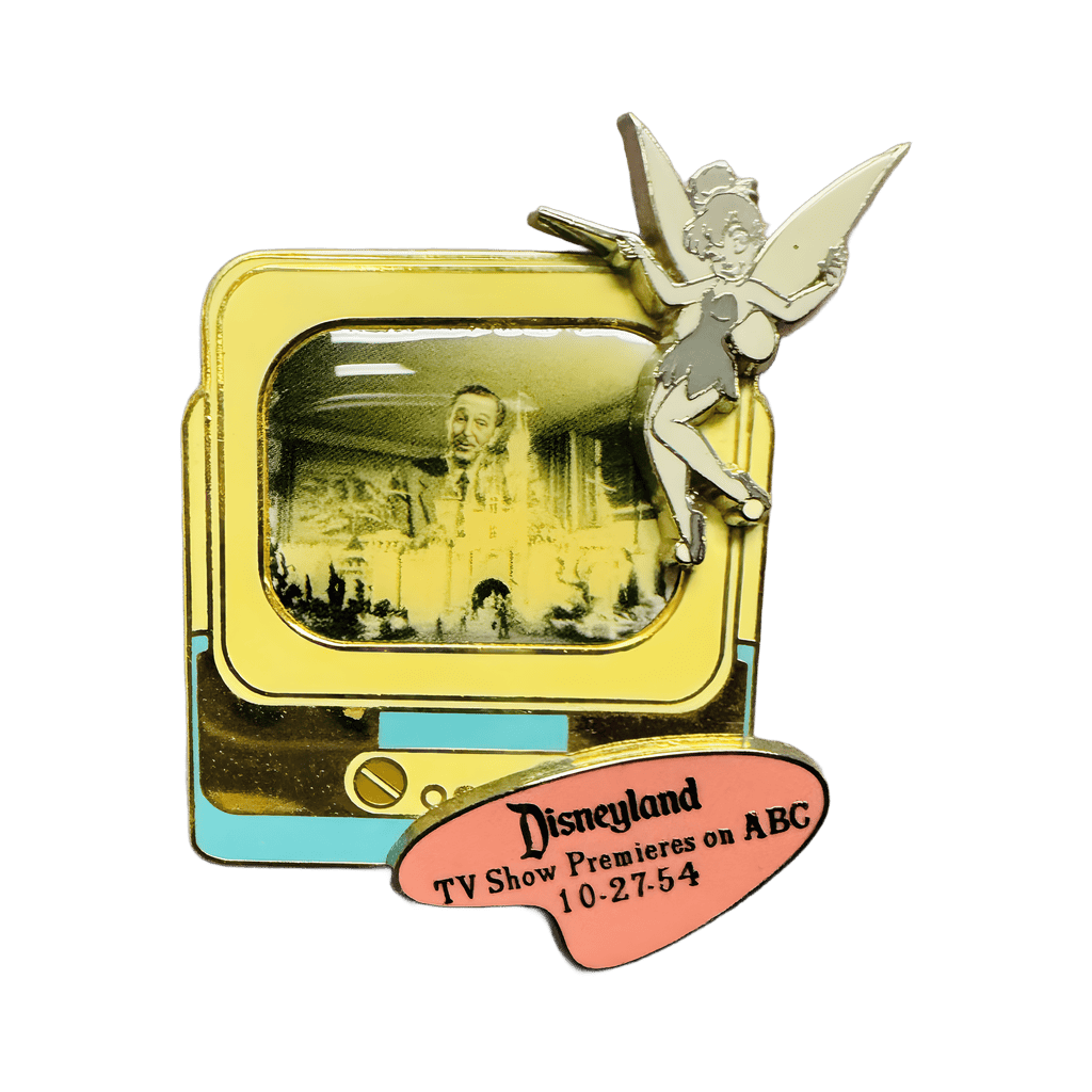 Walt Disney with Model Castle Disney pin
