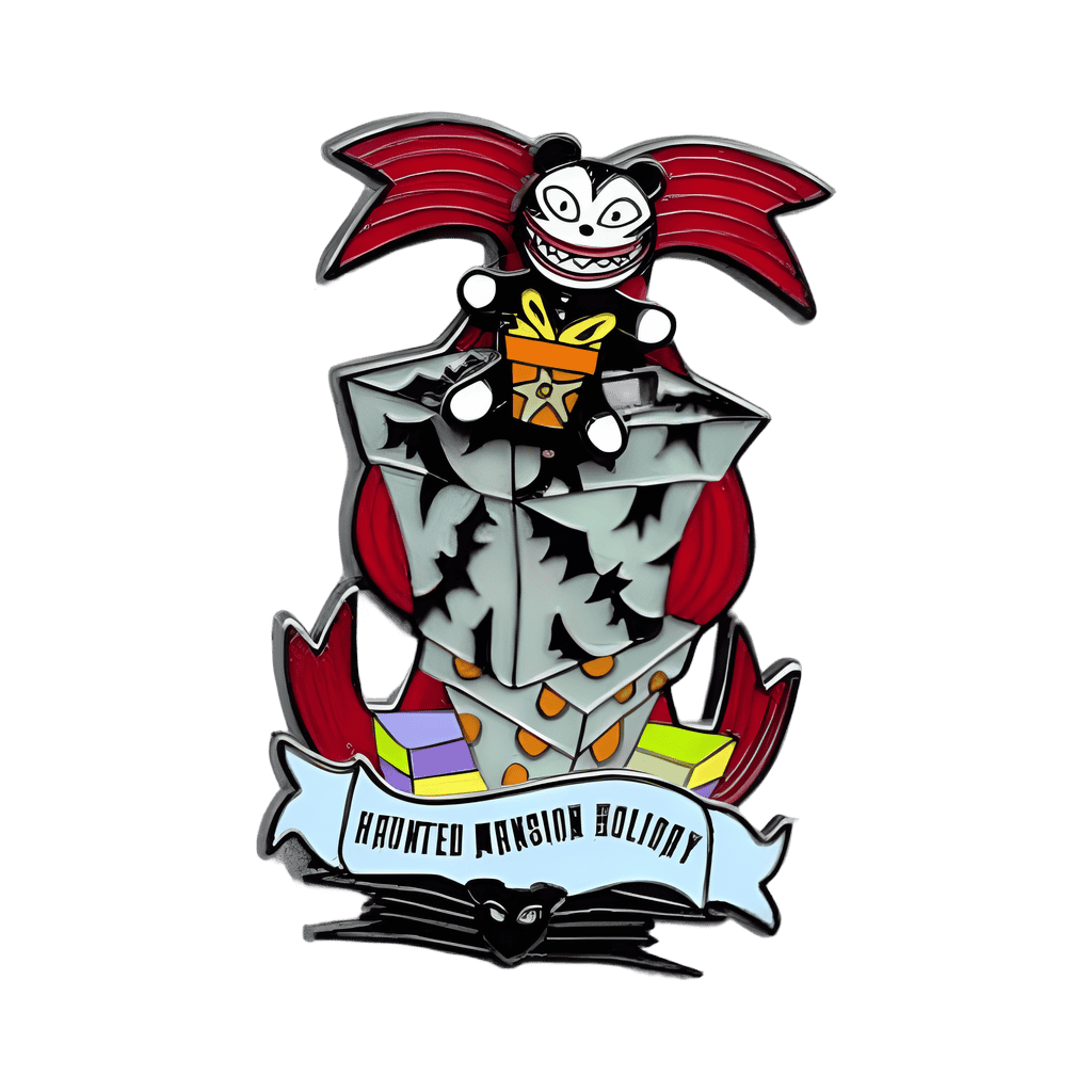 Attic - Teddy on Box Disney pin