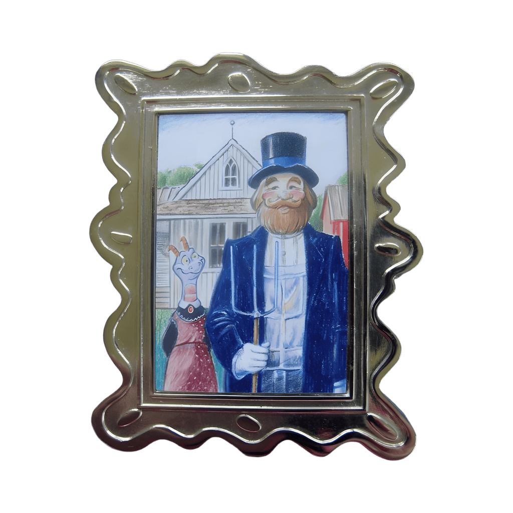 American Gothic - Figment and Dreamfinder Disney pin