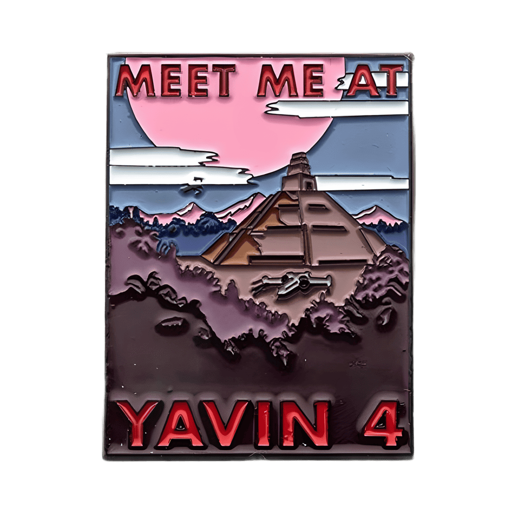Yavin 4 Set - Meet Me At Yavin 4 Poster Disney pin