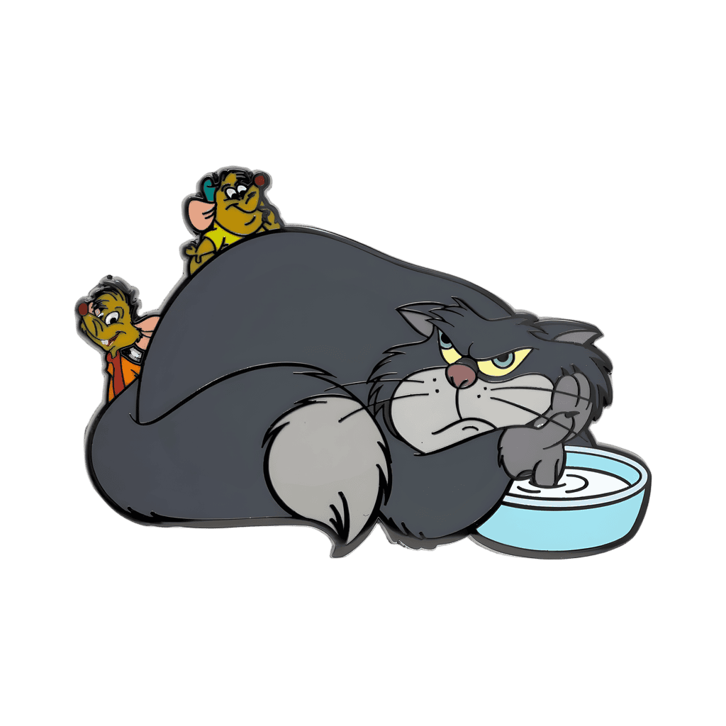 Lucifer with Jaq and Gus Disney pin