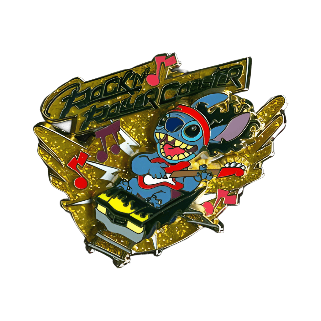 Stitch on Rock'n'Rollercoaster Disney pin
