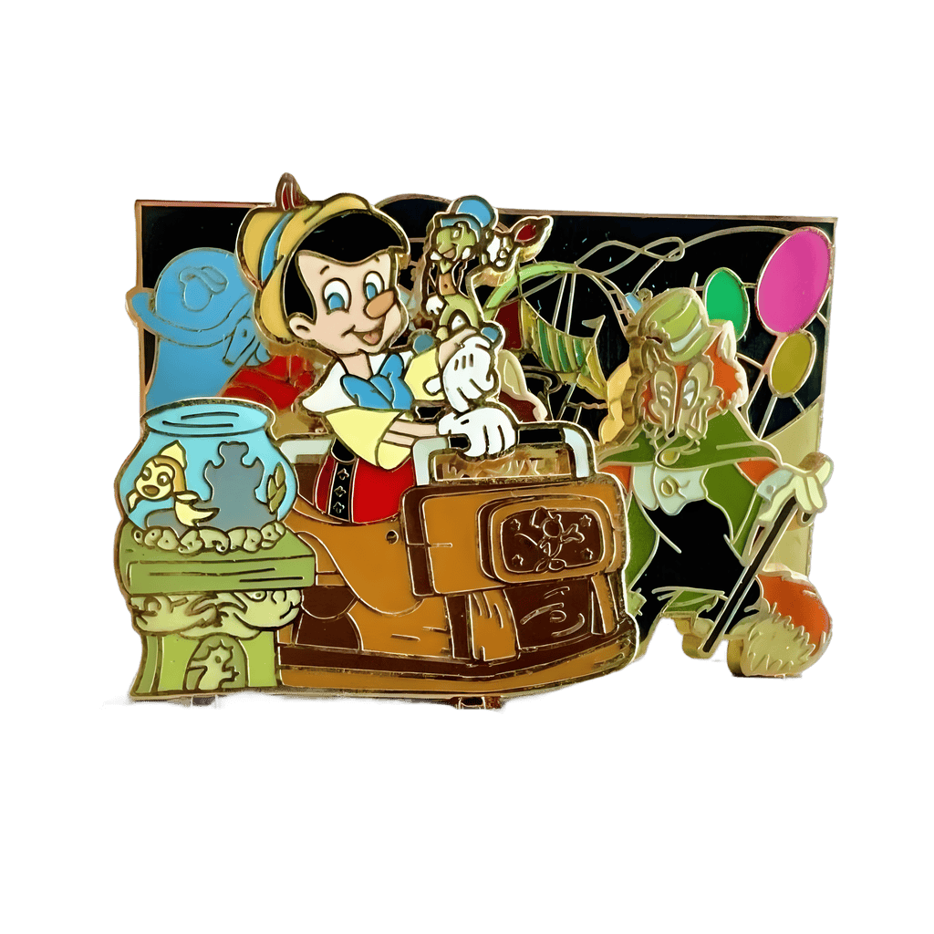 Pinocchio and Jiminy's Daring Journey Disney pin