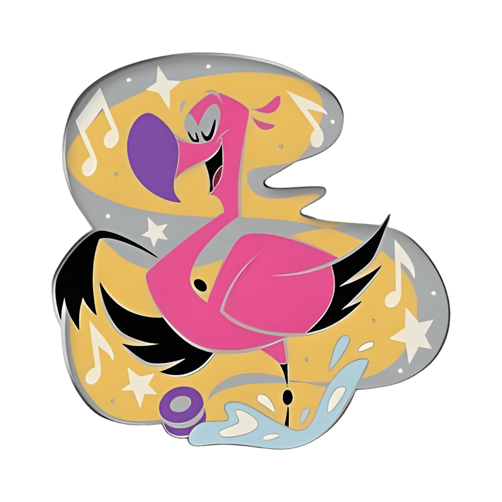 The Carnival of the Animals - Yo-Yo Flamingo Disney pin