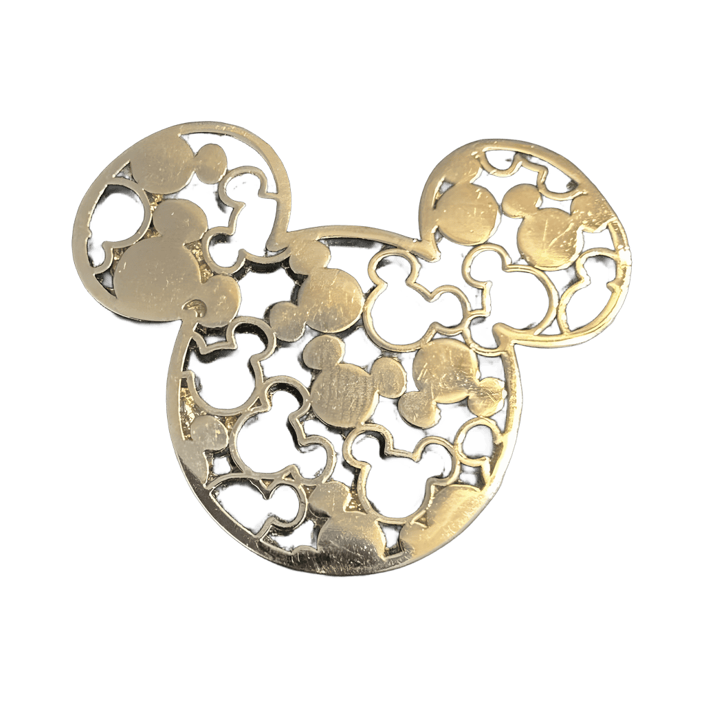 Silver Cutouts Disney pin