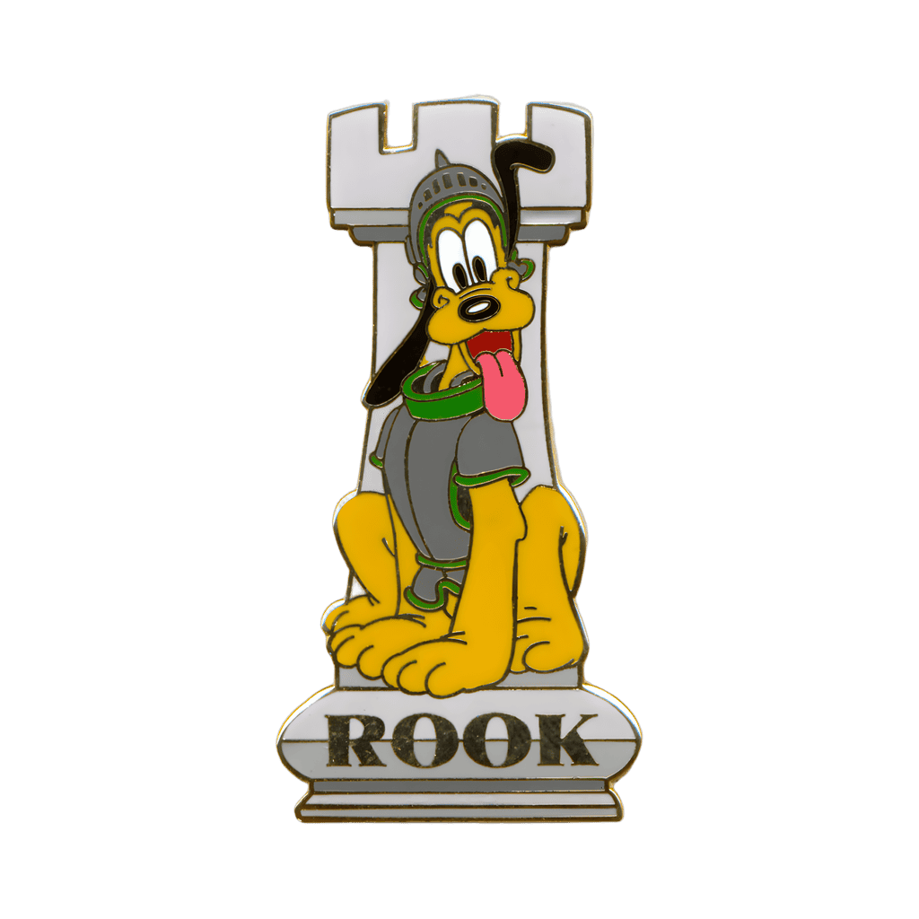 Pluto - Silver Rook Disney pin