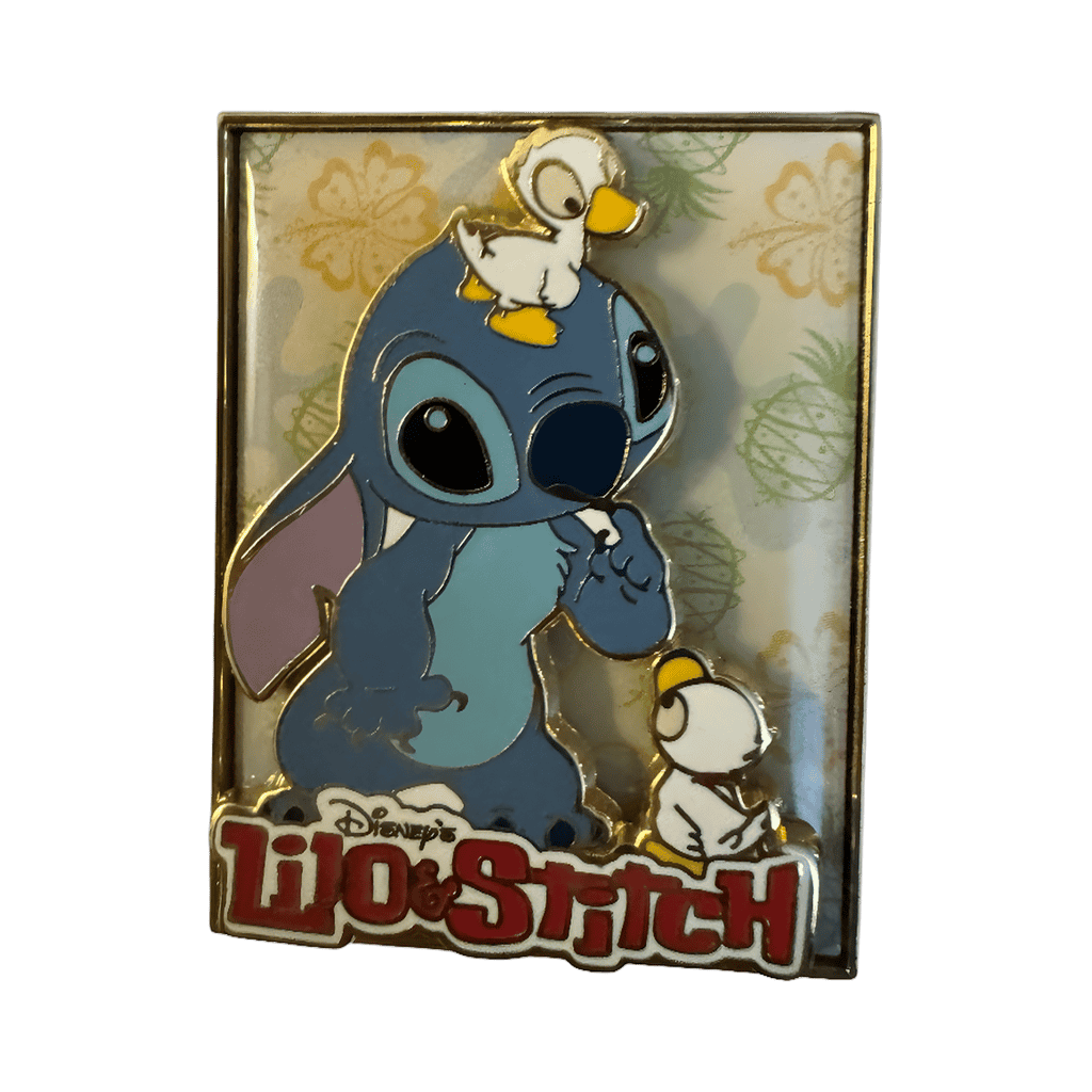 Stitch and Ducklings Disney pin