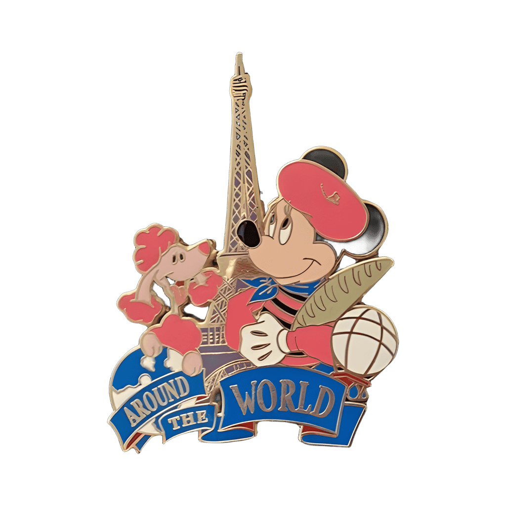 Minnie Mouse in Paris Disney pin