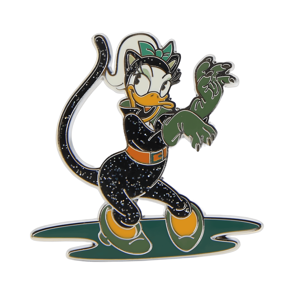 Devil Donald and Black Cat Daisy Set — Daisy Disney pin
