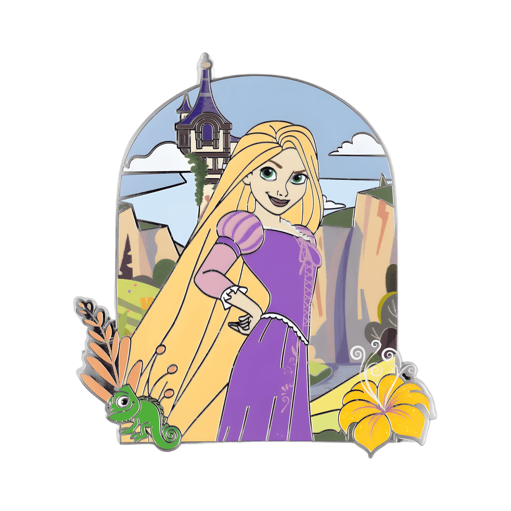 Rapunzel Royal Bloom Castle 2.75" Disney pin