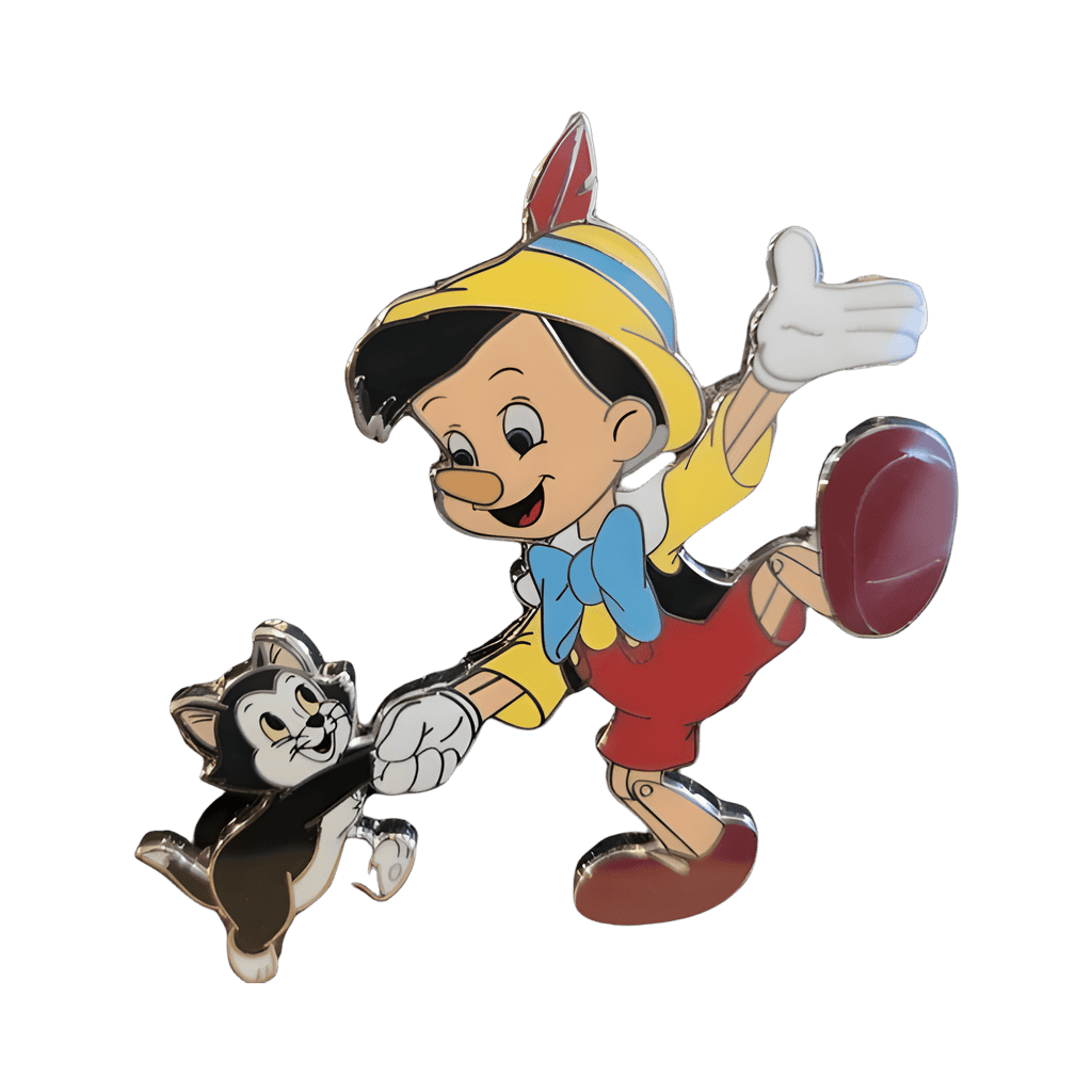 Pinnochio and Figaro Dancing Disney pin