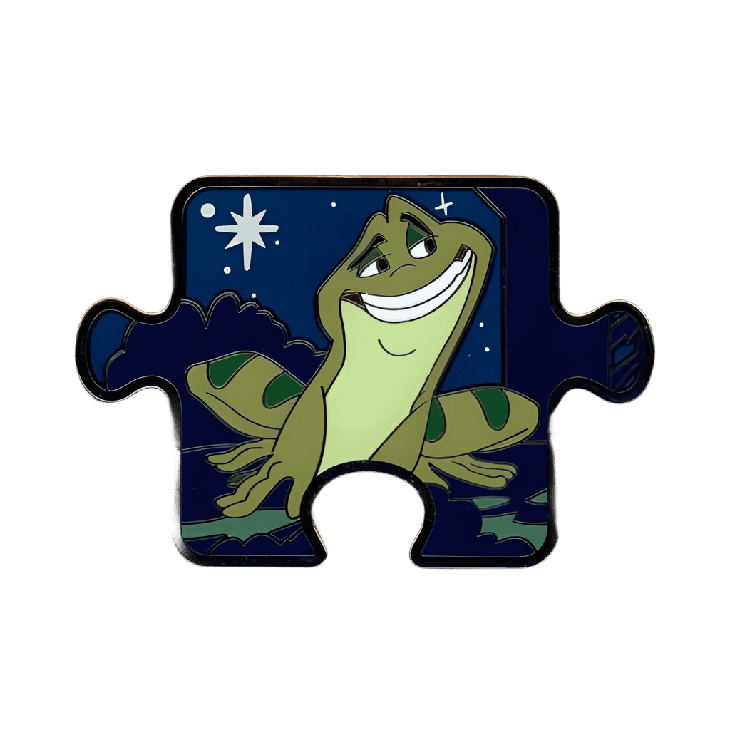 Naveen as a Frog Disney pin