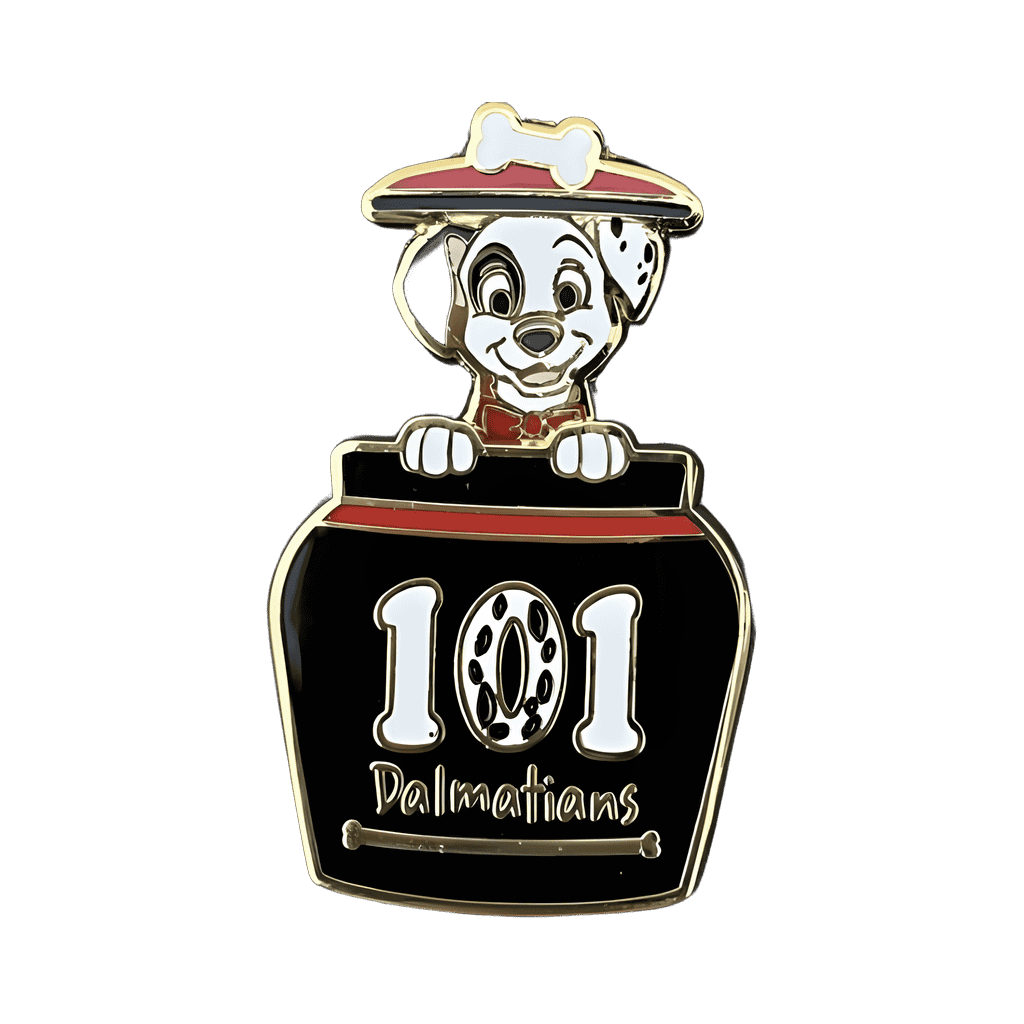 101 Dalmatians Patch Cookie Jar Disney pin