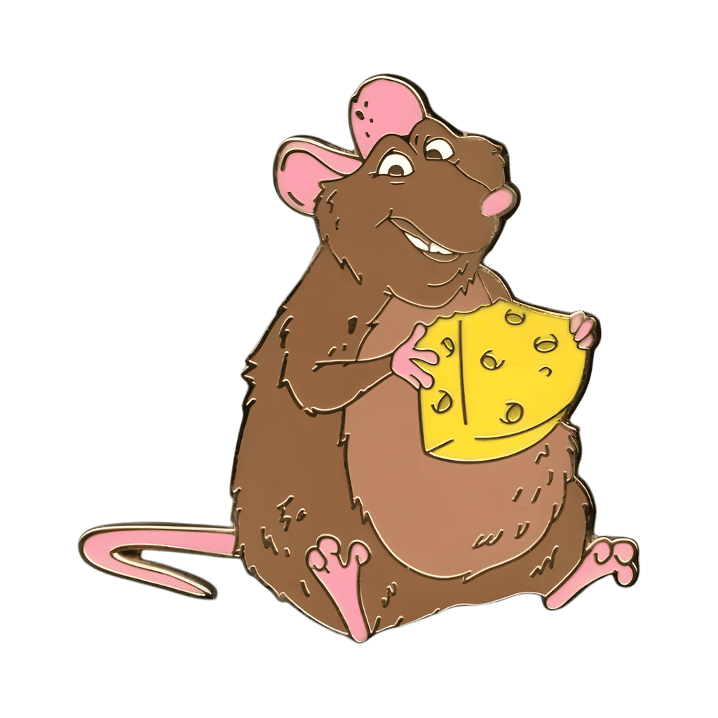 Emile with Cheese Disney pin