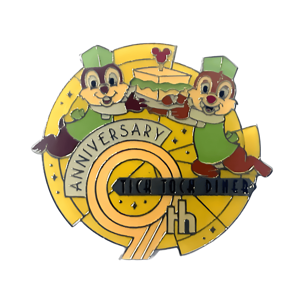 9th Anniversary - Chip & Dale Disney pin